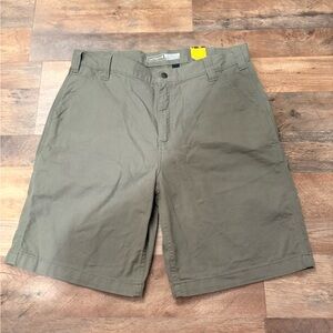 Carhartt Men's Olive Flat Front Shorts